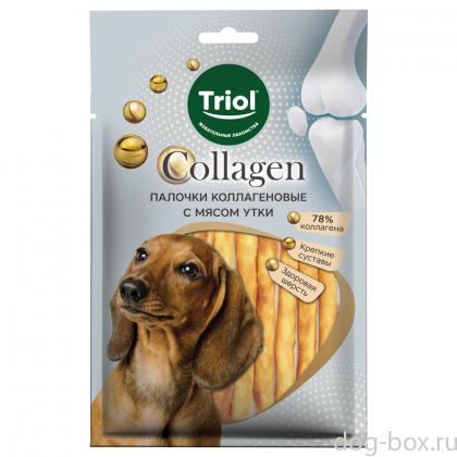 Лакомство для собак «Палочки коллагеновые с мясом утки», 80г (уп. 10шт.), серия COLLAGEN-0
