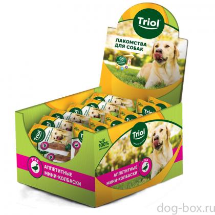 Лакомство для собак Аппетитная мини-колбаска из утки ШОУ-БОКС 30шт.х14г-0