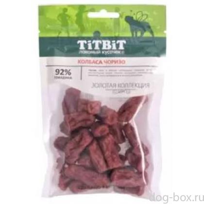 Золотая коллекция Колбаса Чоризо для собак, 80г-0