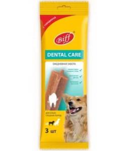 Dental Care Снек жевательный с говядиной для собак средних пород, 77г