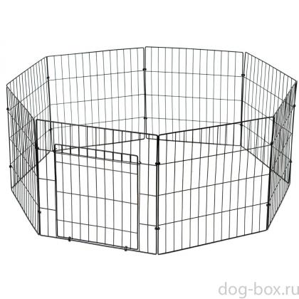 Вольер для животных СТАНДАРТ 8 секций 35*35см, складной-разборный, черный-0