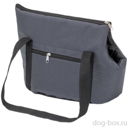 Сумка-переноска CITY №1 (Йоркшир, Чихуахуа), 40*19*26см, серая-0