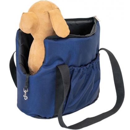 Сумка-переноска CITY №1 (Йоркшир, Чихуахуа), 40*19*26см, синяя-1