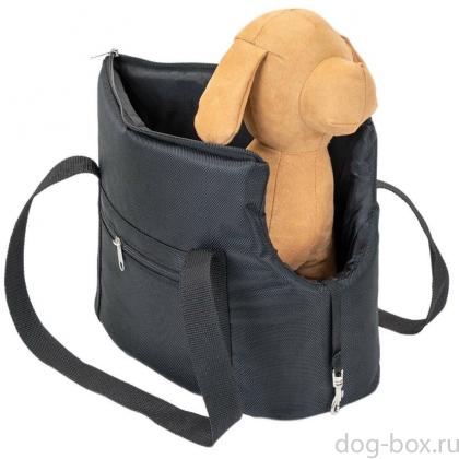 Сумка-переноска CITY №1 (Йоркшир, Чихуахуа), 40*19*26см, черная-0