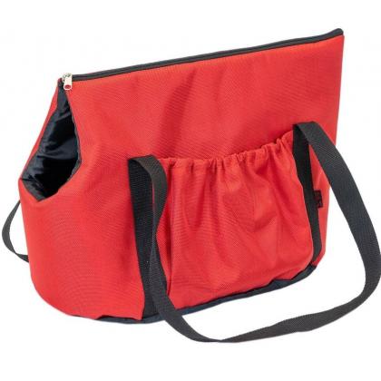 Сумка-переноска CITY №2 (Пекинес, Той-терьер), 49*23*30см, красная-1