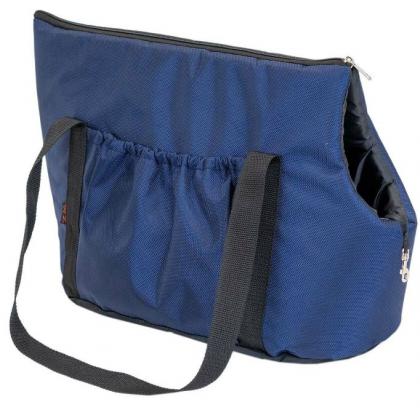 Сумка-переноска CITY №2 (Пекинес, Той-терьер), 49*23*30см, синяя-1