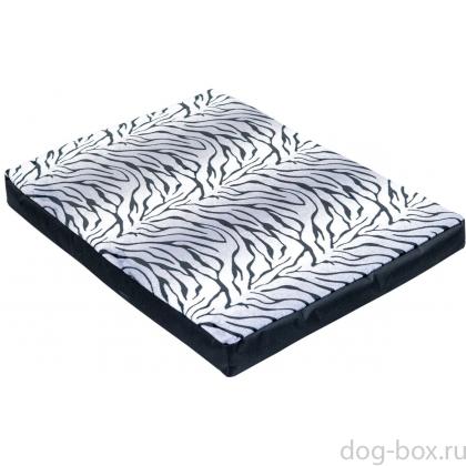 Лежанка прямоугольная ФЬЮЖЕН №3 с чехлом на молнии 90*60*h10см, зебра-0