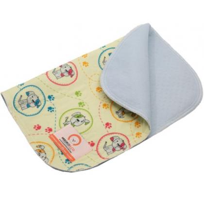 Многоразовая пеленка для собак, 70x80 см, рисунок со щенками-1