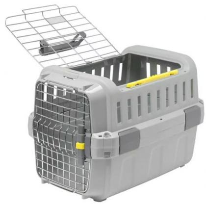 Переноска Odyssey Medium с металлической дверцей, 58,4*39,1*40,1см (до 10кг) оливковая-1