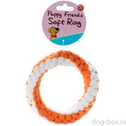 Мягкое флисовое кольцо для щенков (PUPPY FRIENDS SOFT RING) 13,5см-0