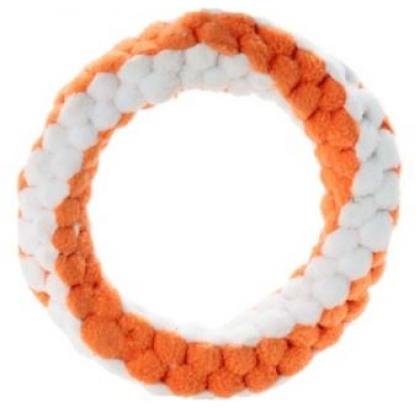 Мягкое флисовое кольцо для щенков (PUPPY FRIENDS SOFT RING) 13,5см-1