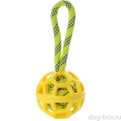 Ажурный мяч на веревке (FETCH TUG) 9*21см-0