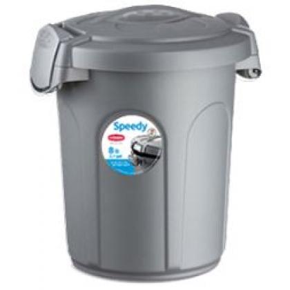 Контейнер Speedy 8 л для корма 24*27*31см, серебрянный-1