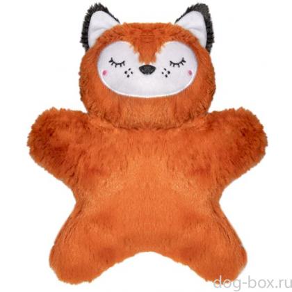 Игрушка для собак мягкая шуршащая "Спящий лисенок", 24см-0