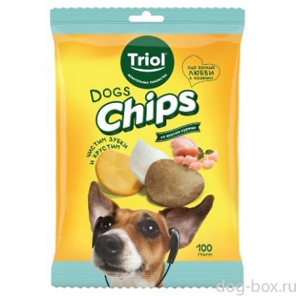 Лакомство для собак FUN FOOD "Чипсы со вкусом курицы"-0