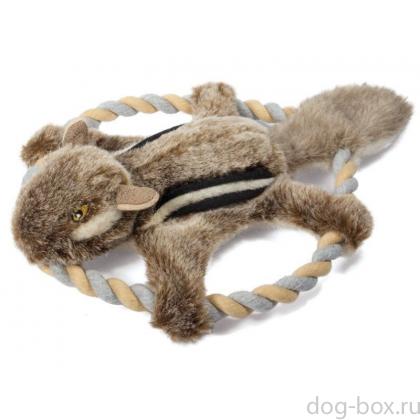 Игрушка для собак мягкая "Белка-летяга", 30см-0