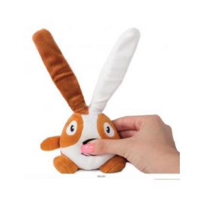 Игрушка "Кролик-ушастик" для собак, плюш, 15 см-1