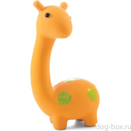 Игрушка "Динозаврик" с пищалкой, для собак, латекс, 18 см-0