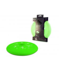 Диск для фрисби, с подсветкой (4 режима), зеленый, для собак, силикон, 20 см