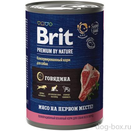 Premium by Nature консервы с говядиной для взрослых собак всех пород-0