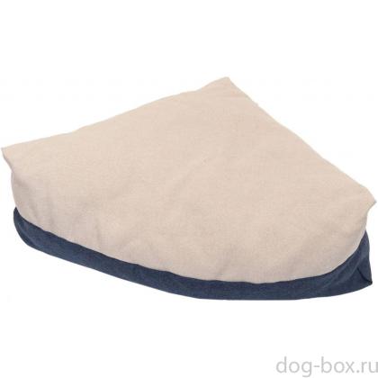 Дарэленд Подстилка угловая мягкая NAVY 3, 68*46*15см (рогожка, синтепух) бежевая-0