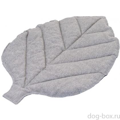 Дарэленд Подстилка фигурная стеганая NAVY 4, 77*52*3см (рогожка, синтепух) серая-0