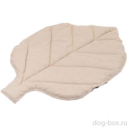 Дарэленд Подстилка фигурная стеганая NAVY 5, 94*69*3см (рогожка, синтепух) бежевая-0