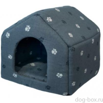 Мягкий Домик "Хижина" N1: 33*33*35см, хлопок, серый-0