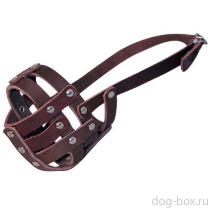 Намордник кожаный №1, 11*7*9см-0
