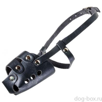 Намордник кожаный "Фокстерьер", 5 кг, 23*14*12см-0