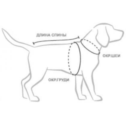 Тёплая куртка для собак Expedition Parka размер 20 (длина спины 20см) Черная (933687)-3