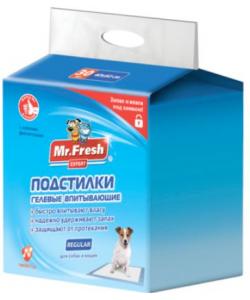 Подстилка-пеленка для кошек и собак Expert Regular, впитывающая, 40*60см, 30 шт.