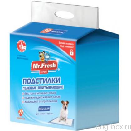Подстилка-пеленка для кошек и собак Expert Regular, впитывающая, 40*60см, 30 шт.-0