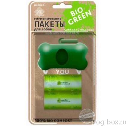 NATUReL BiOразлагаемые пакеты для выгула (40 пакетов+контейнер)-0