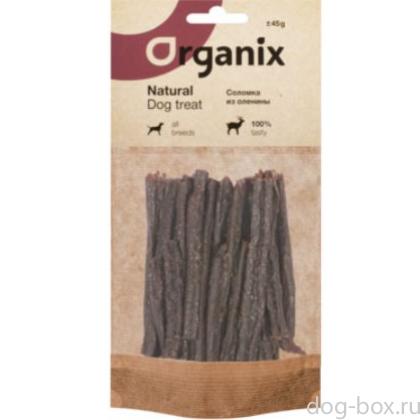 Премиум лакомство для собак соломка из оленины-0