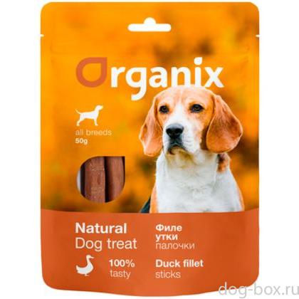 Лакомство для собак "Палочки из филе утки" 100% мясо-0