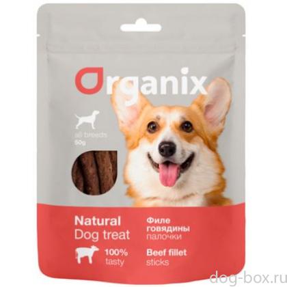 Лакомство для собак "Палочки из филе говядины" 100% мясо-0