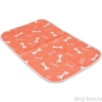 Пелёнка впитывающая многоразовая для животных, оранжевая, 70х80см-0