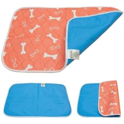 Пелёнка впитывающая многоразовая для животных, оранжевая, 70х80см-2