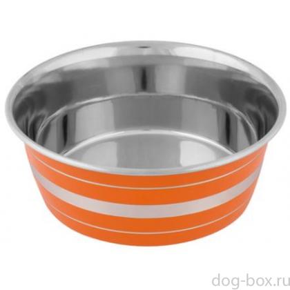 Миска "Попшоу", оранжевая, малая, 0,525л-0