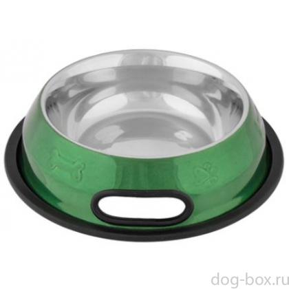 Миска "Кастор", зеленая, 1л-0