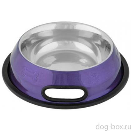 Миска "Кастор", фиолетовая, 2,7л-0