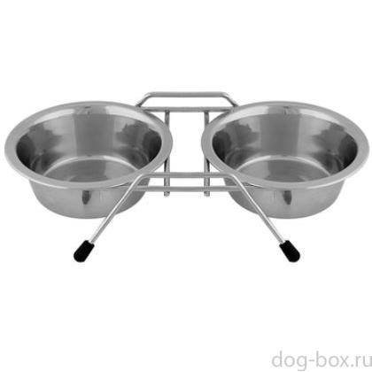 Миски "Бернкаст" на подставке, 2*0,235л-0