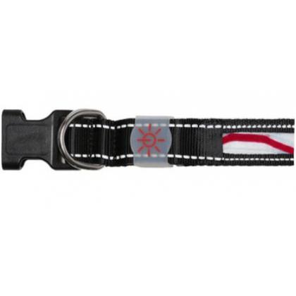 Светодиодный ошейник "Фэйм", красный, размер L, 2,5x60см-2