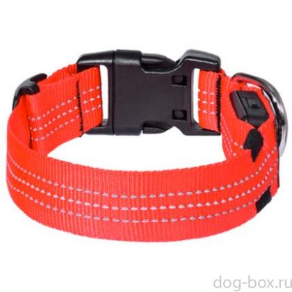 Светодиодный ошейник "Барри", красный, размер S, 2,5x40см-0