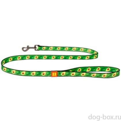 Поводок "Блайнд", 25 мм, 1.2 м, с рисунком "Авокадо"-0