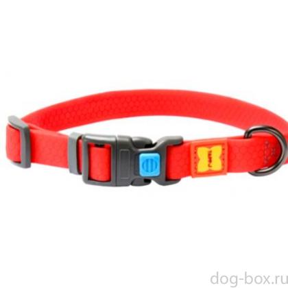 Ошейник "Крэйл" размер XL, 35-58см, красный-0