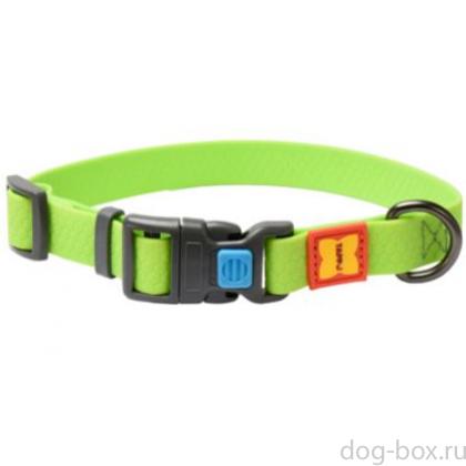 Ошейник "Крэйл" размер M, 24-40см, зеленый-0