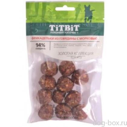 Фрикадельки из говядины с морковью для собак Золотая коллекция-0