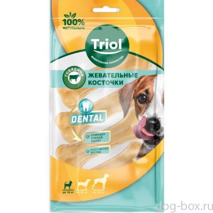 Косточки жевательные DENTAL, 7,5см (уп.4шт.)-0